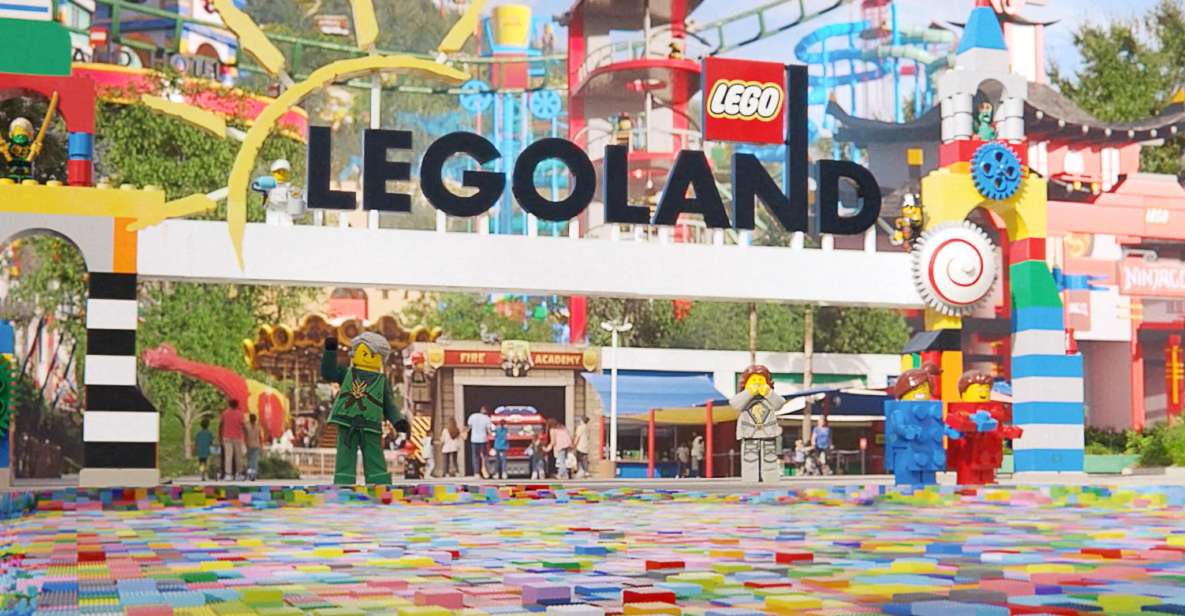 From London: LEGOLAND® Windsor Resort Entry & Coach Transfer - Shows and the flying theatre: Flight of the Sky Lion with Maximus