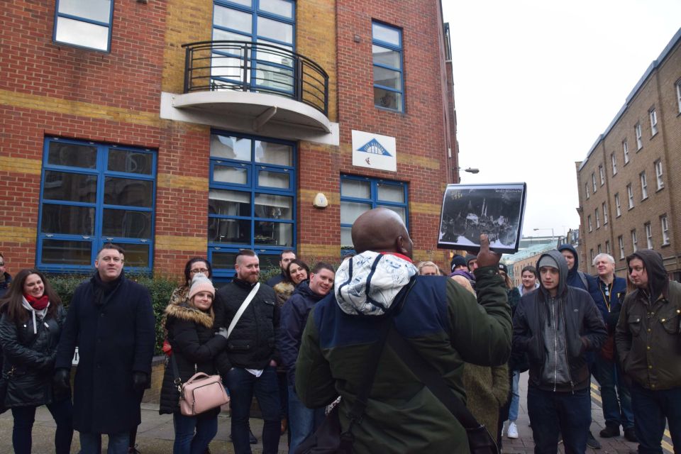 Gangster London Walking Tour with Actor Vas Blackwood - Kray-area streets and the stories behind the facades