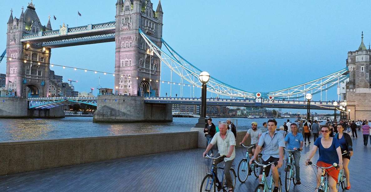 London: 3-Hour Sunset Bike Tour - Getting started on the Thames near Lambeth North