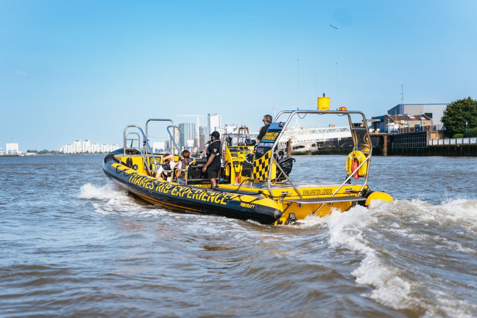 London: 45-Minute Speedboat Sightseeing Tour - Safety Gear First, Fun Fast After
