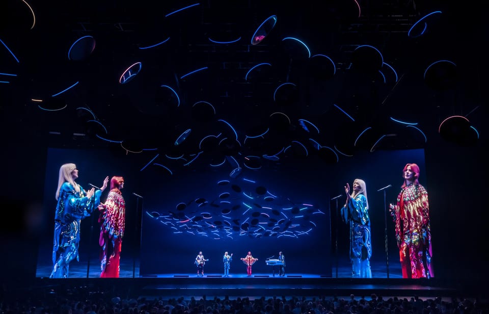 London: ABBA Voyage Dance Floor Ticket - The show itself: digital avatars plus a ten-piece live band
