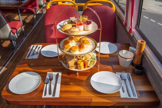 London Afternoon Tea Bus with Panoramic Tour - Sights From the Windows: Buckingham Palace, Westminster, the London Eye, and More