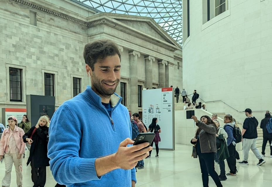 London: British Museum Audio Tour & Priority Entrance Ticket - The Lion of Knidos: one stop that changes the mood