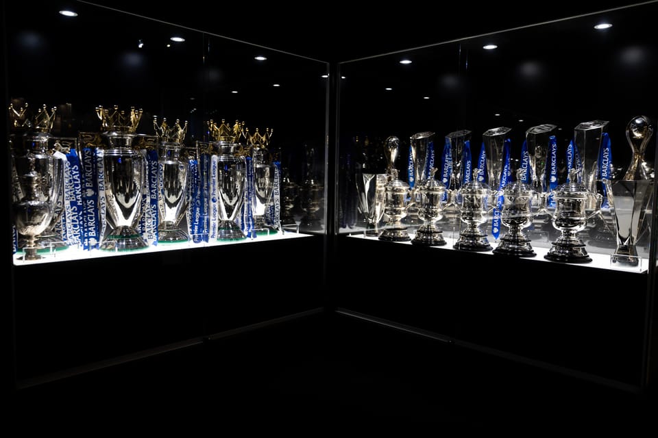 London: Chelsea FC Museum and Stamford Bridge Classic Tour - Photos With Gear, CGI Players, and Champions League Trophies