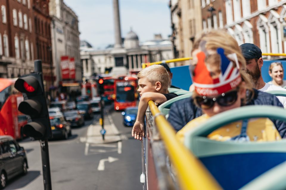 London: Children's Open Top Bus Tour - The sights you pass: from Trafalgar Square to Downing Street