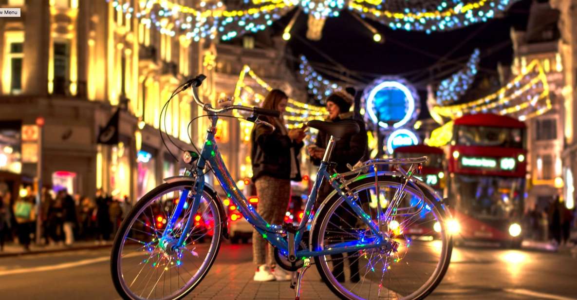 London Christmas Lights Bike Tour - Photo stops and break time: how to use them well