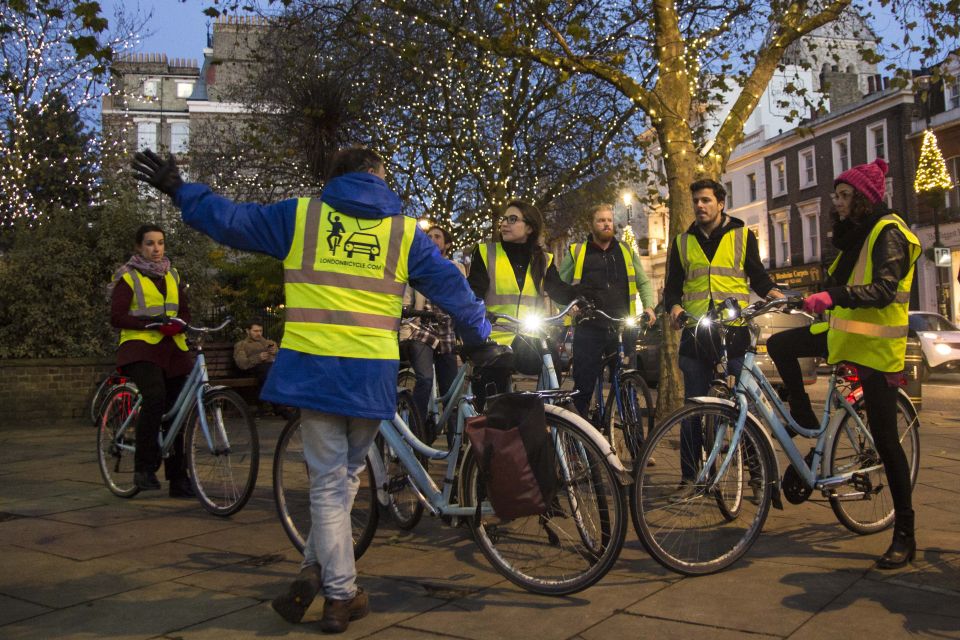 London Christmas Lights Bike Tour - Regent Street and Oxford Street: the only real crowd warning