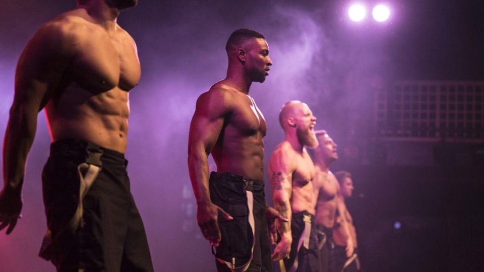 London: Forbidden Nights Male Strip Show and After-Party - The post-show cast photo: when the night turns from watching to meeting