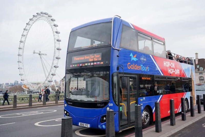 London: Golden Tours Gray Line Hop-on Hop-off Bus Tour - Routes that actually help: Blue Classic, Red Essential, and Orange Museum
