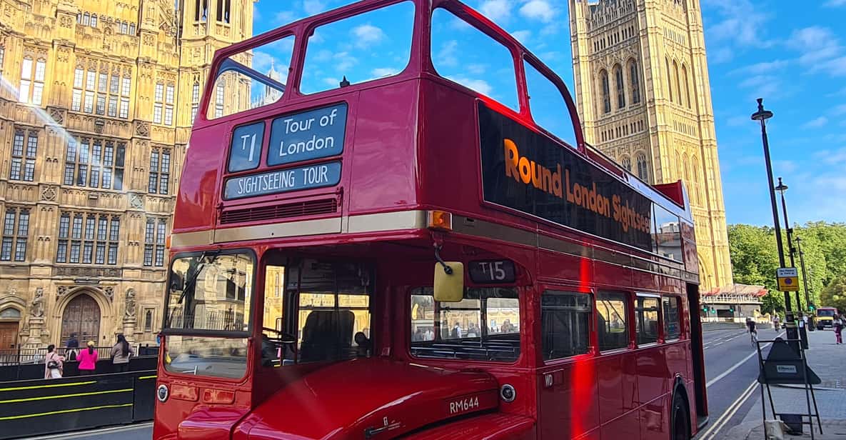 London: Guided Sightseeing Tour on a Vintage Open-Top Bus - The route: Royal Courts to Piccadilly, with the best-looking London moments