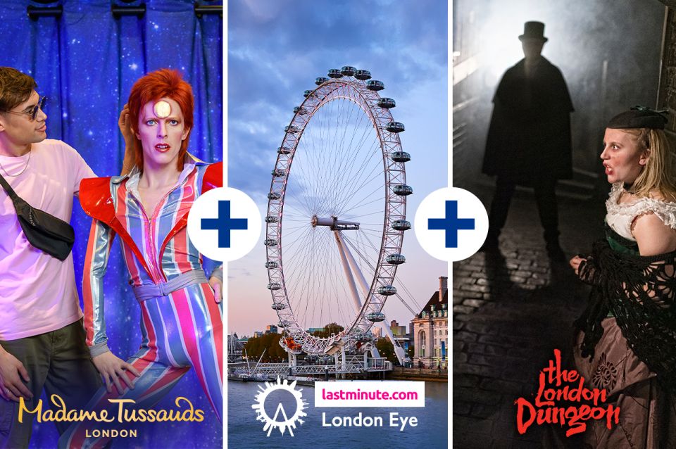 London: London Dungeon, London Eye, & Madame Tussauds Combo - Wheelchair access and practical mobility notes