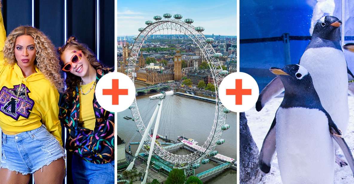 London: Madame Tussauds, London Eye & SEA LIFE Combo Ticket - SEA LIFE London: 14 themed zones, 3 floors, and a lot of staring time