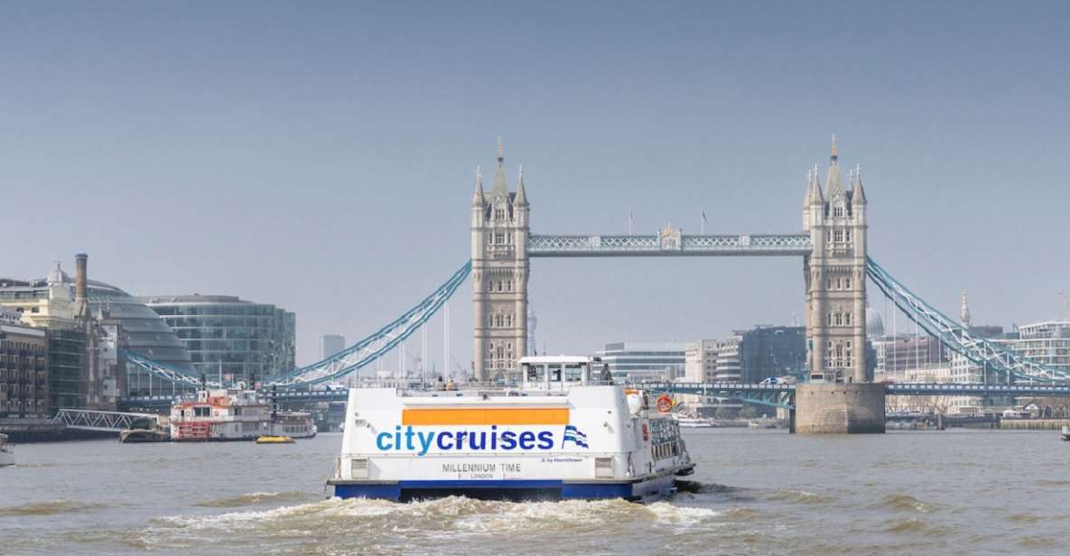 London: River Thames Hop-On Hop-Off Sightseeing Cruise - On-board comfort: seating, the bar, and that live humor
