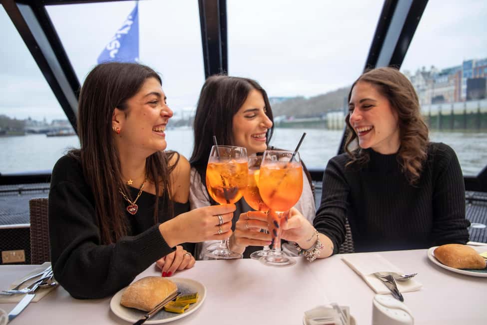 London River Thames Lunch Cruise - The lunch menu onboard: what you actually eat in 105 minutes