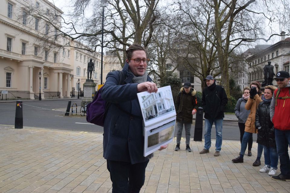 London: Sherlock Holmes-Themed Walking Tour - What you see next: Gentlemen’s clubs and grand hotel settings