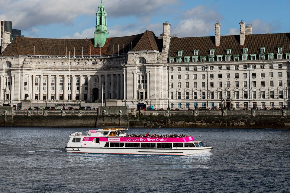 London: Thames River Cruise with Optional London Eye Ticket - The Thames Route: From London Eye Pier to Tower Bridge and Back
