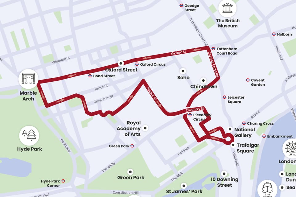 London: Tootbus Christmas Lights Tour incl walking tours - How the narration works: live English guide plus 10-language audio