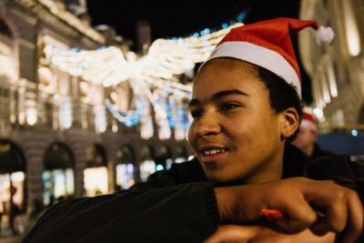 London: Tootbus Christmas Lights Tour incl walking tours - Starting at Coventry Street and settling into the double-decker vibe