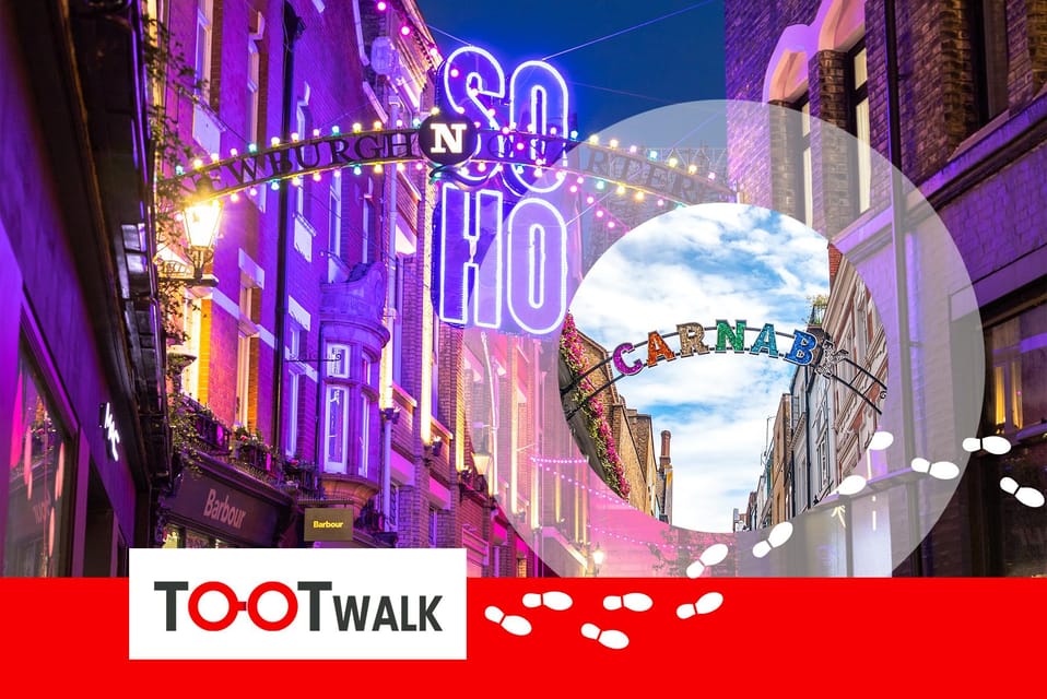 London: Tootbus Christmas Lights Tour incl walking tours - Piccadilly Circus: the fast, flashy Christmas moment