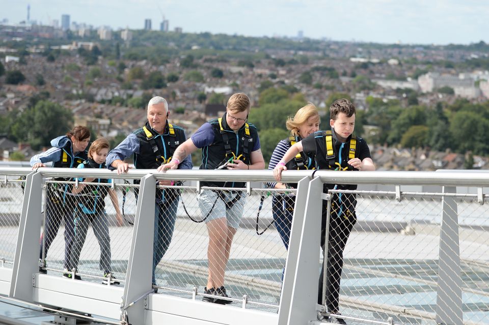London: Tottenham Hotspur Stadium Skywalk Experience - The skywalk experience at 46.8 meters above the pitch