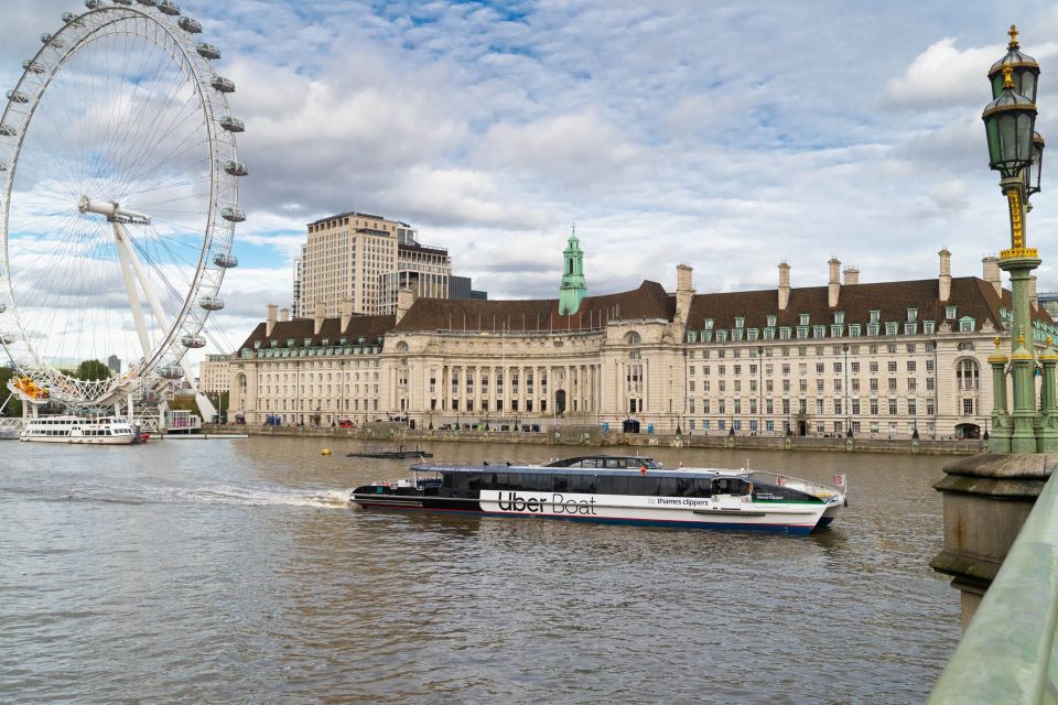 London: Uber Boat 1-Day Hop-On Hop-Off and Cable Car Tickets - Key things to know before you go