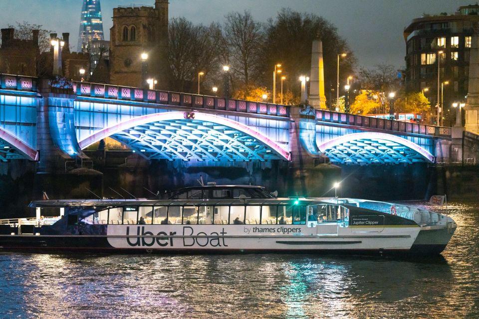 London: Uber Boat 1-Day Hop-On Hop-Off and Cable Car Tickets - How the Thames Hop-On Hop-Off Works (Putney to Barking Riverside)