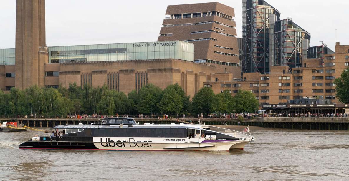 London: Uber Boat Single Trip and London Cable Car - Thames Clippers + IFS Cloud Cable Car: Two Views in One Day